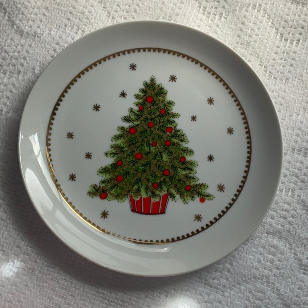 George GOOD Christmas China Small Plate Single - Picture 4 of 6